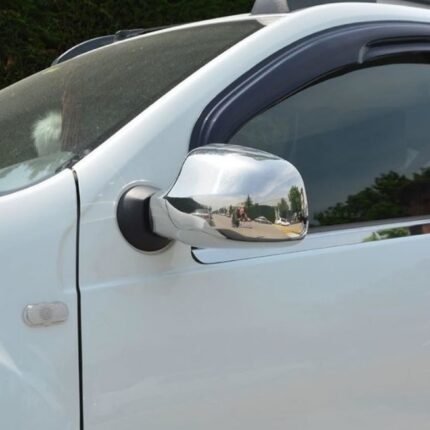 Dacia Duster Ayna Kapağı 2 Parça Paslanmaz Çelik Krom 2010>