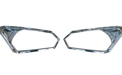 D-MAX IÇIN UYUMLU 2018+ FAR ÇERÇEVESI KAPLAMA NIKELAJ