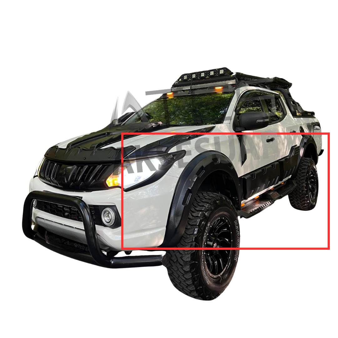 mitsubishi-l200-camurluk-dodikleri-8000.png Mitsubishi L200 Çamurluk ve Kapı Dodikleri - Görsel 1