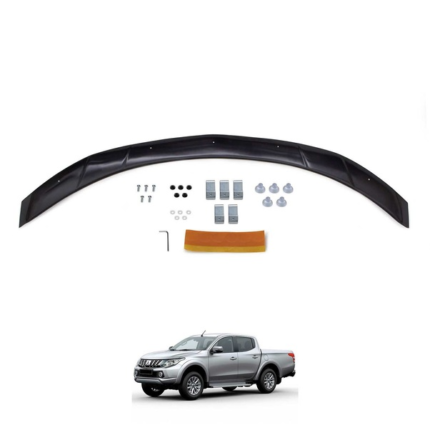 Mitsubishi L200 Ön Kaput Koruyucu Rüzgarlığı 4Mm Akrilik