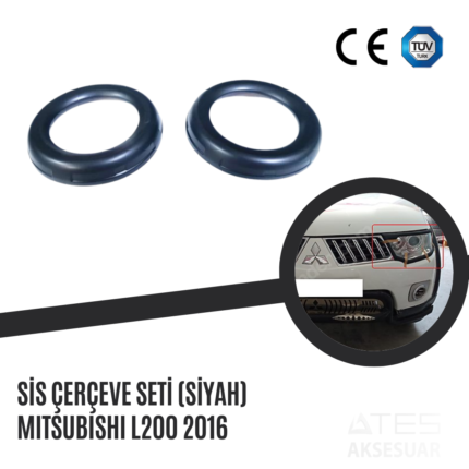 Sis Çerçeve Seti (Siyah) Mitsubishi L200 2016